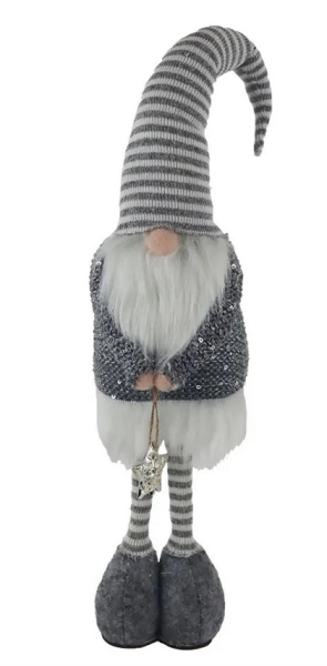 Skřítek vánoční textilní 36cm