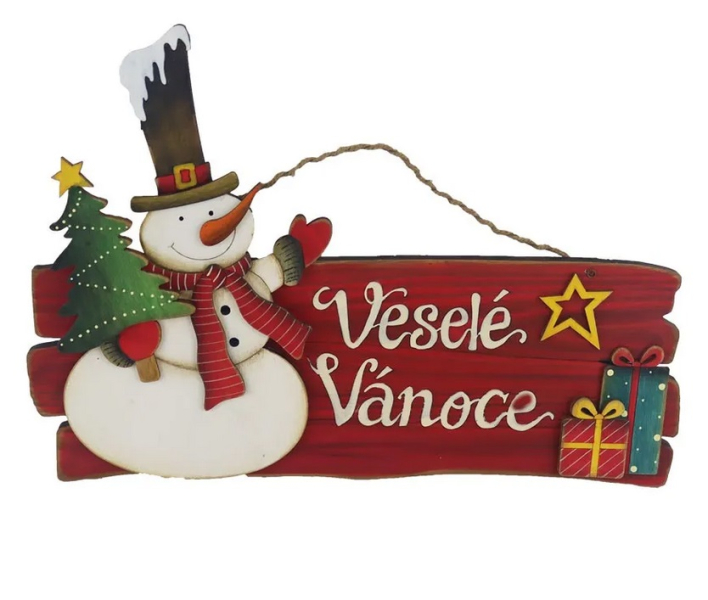 Dekorace Veselé Vánoce