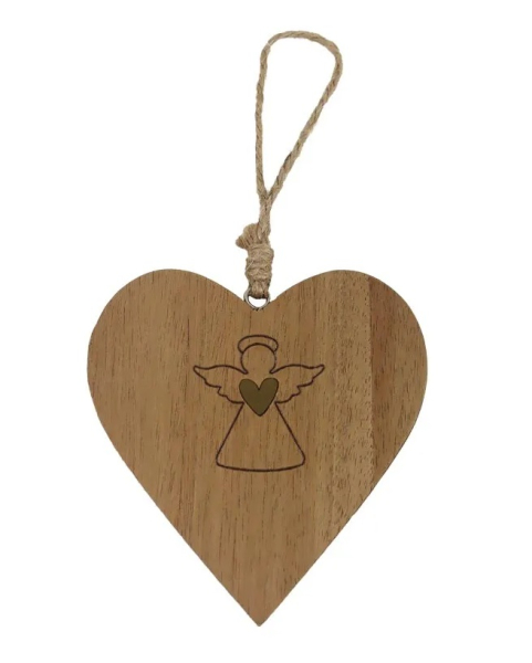 Srdce s andílkem, k zavěšení