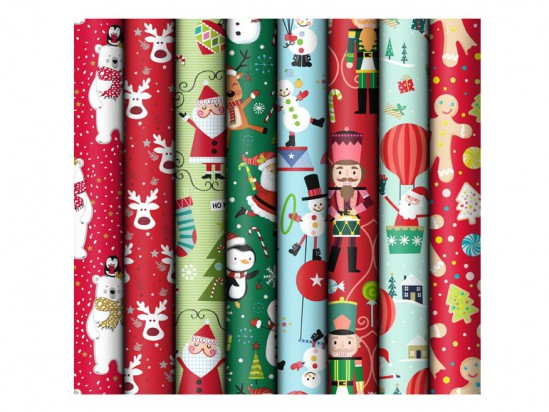 Balicí papír vánoční v roli 2 metry dětský motiv