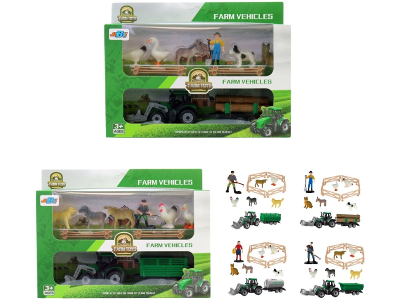 Farma s traktorem a příslušenstvím, 4 druhy