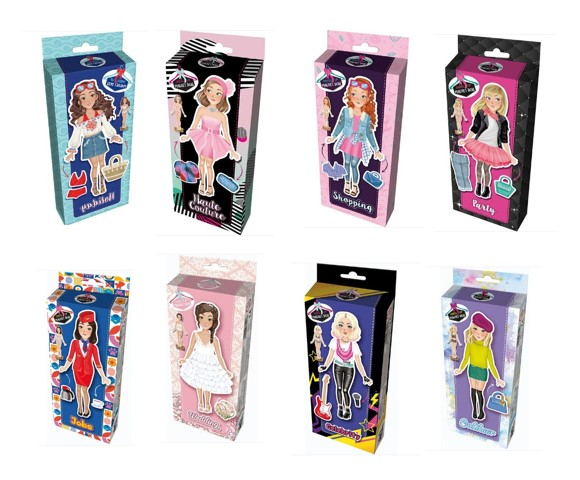 Oblékací magnetické panenky