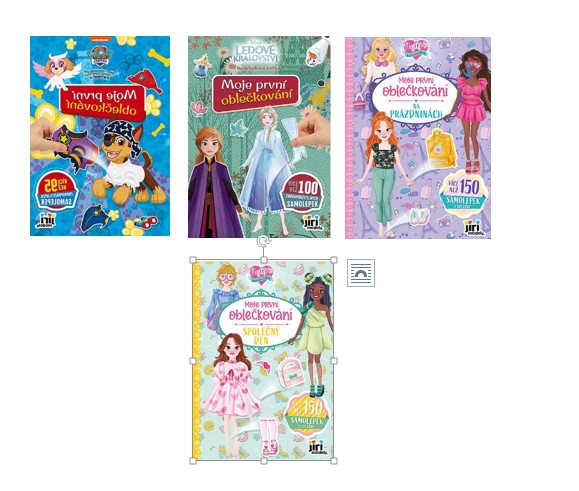 Samolepkové oblečkování