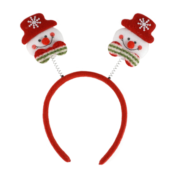 Čelenka vánoční sněhulák