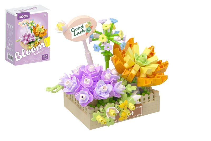 Stavebnice mini, Koco, Květinové aranžmá sukulentů