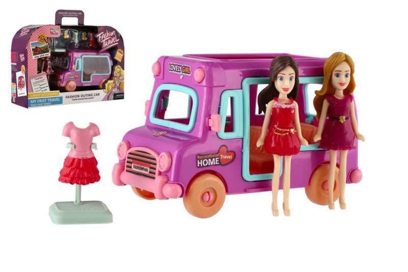 Panenky + auto s doplňky