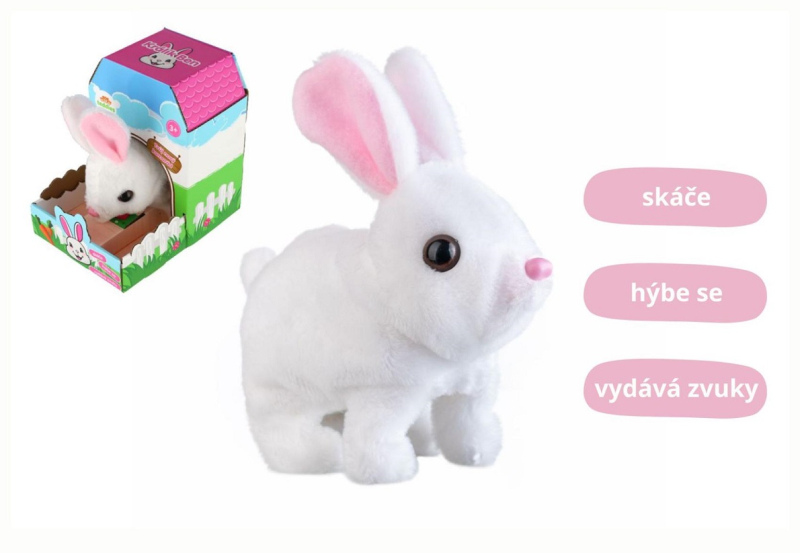 Králík Ben skákající