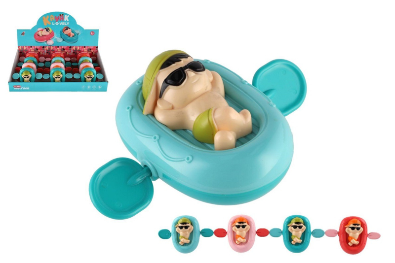 Panáček na lehátku na natažení do vody