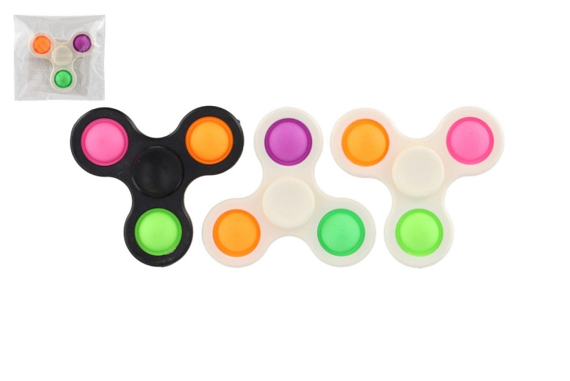 Spinner bubble pops