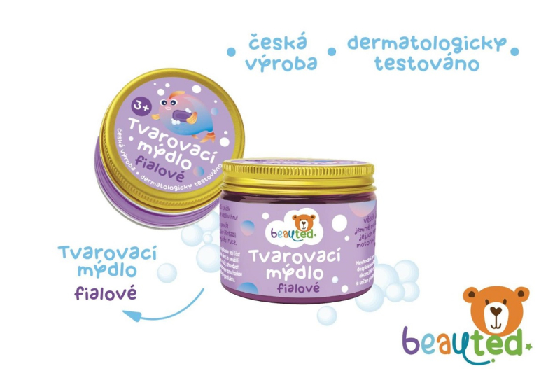 Mýdlo tvarovací, fialové, beauted