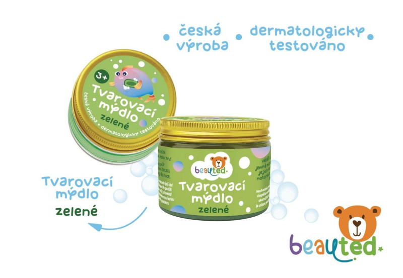 Mýdlo tvarovací, zelené, beauted