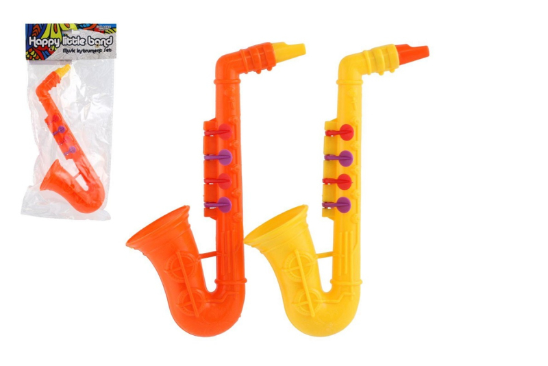 Saxofon 24cm plastový