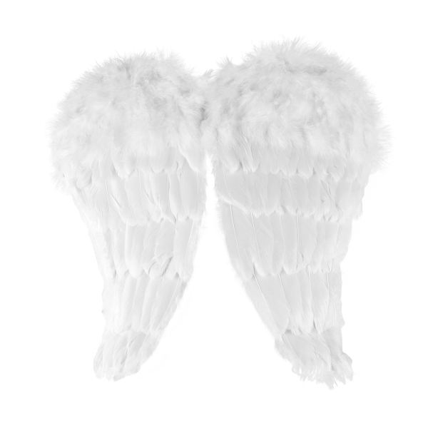 Křídla Andělská s peřím 48 cm