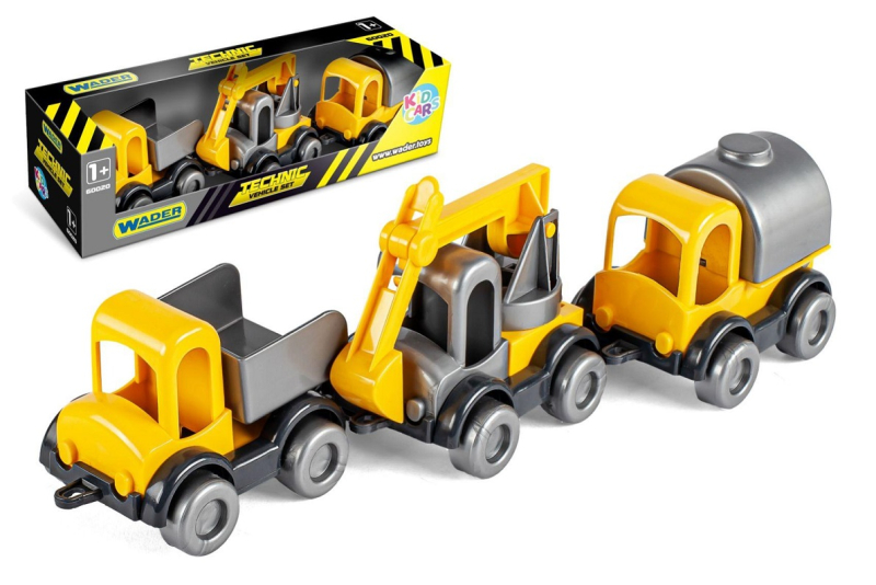Auto stavební, Kid Cars 3ks
