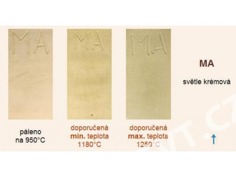 Keramická hlína, točířská, MA, světle krémová