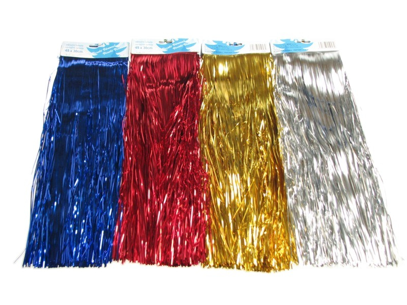 Lameta, třepení vánoční, modrá