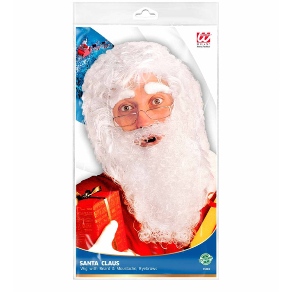 Paruka Mikuláš s vousy
