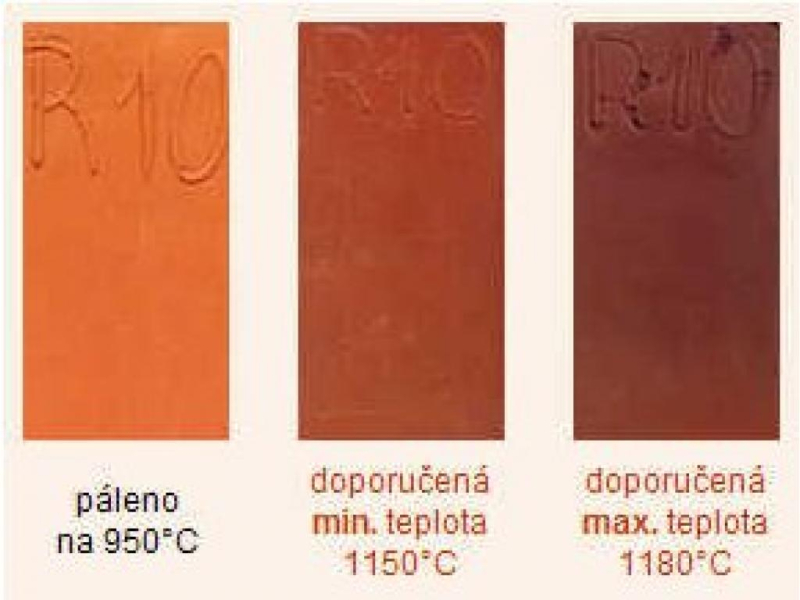 Keramická hlína, točířská, R10, tmavě hnědá