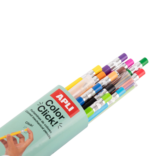 Pastelky vysouvací s ořezávatkem,12kusu v balení