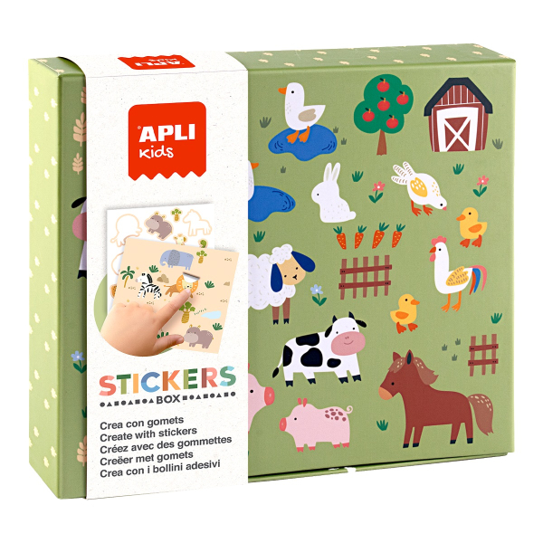 Hra edukační se samolepkami, zvířátka