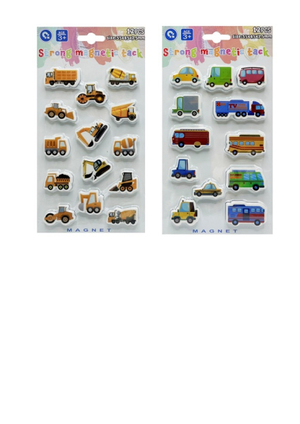 Magnety dekorační, 12 nebo 14ks, doprava