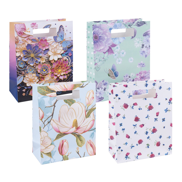 Taška dárková papírová s průhmatem