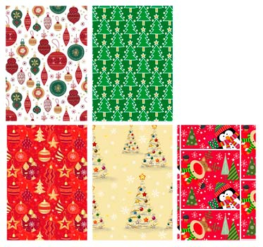 Balicí papír vánoční na roli 3 m, šíře 100 cm