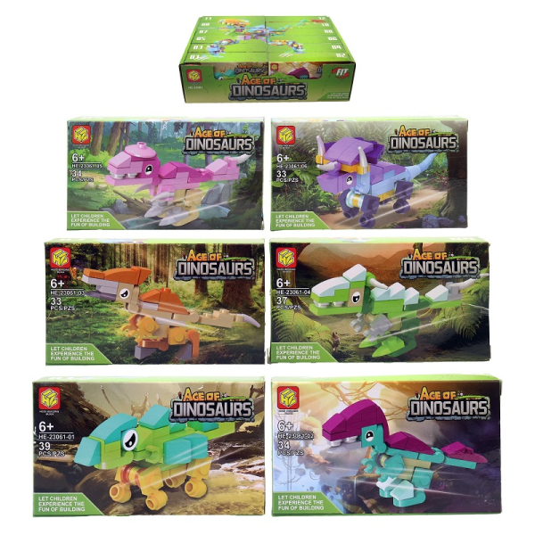 Malý mechanik, stavebnice kostky, zvířátka, mix druhů