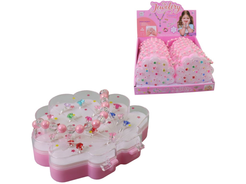 Prstýnky sada 12 kusů