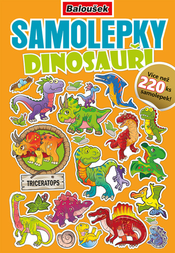 Samolepkový sešit Dinosauři