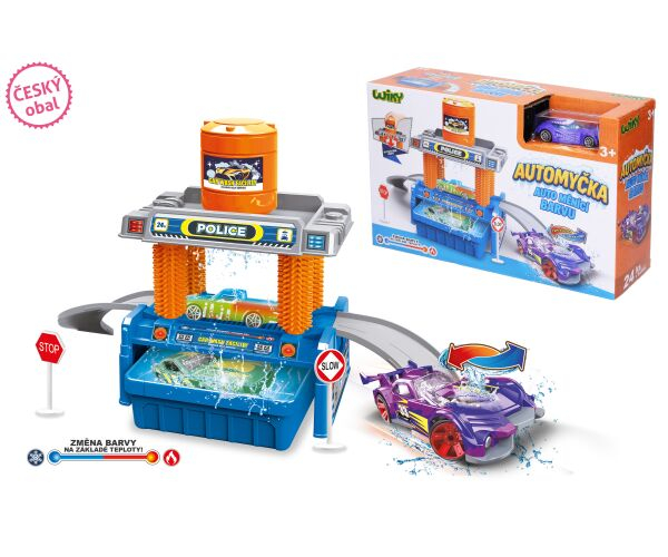 Auto měnící barvu podle teploty, set s myčkou