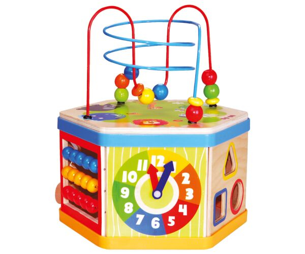 Aktivní kostka dřevěná 7v1