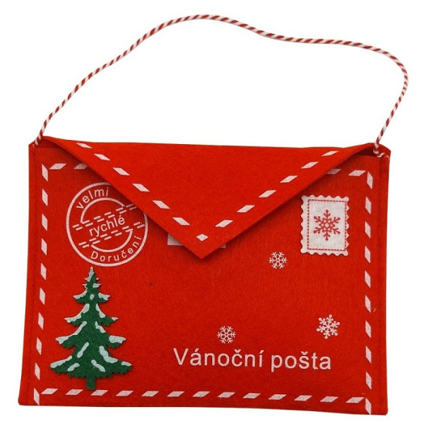 Obálka filcová, Vánoční pošta