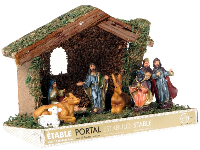 Betlém 20cm, polyresin