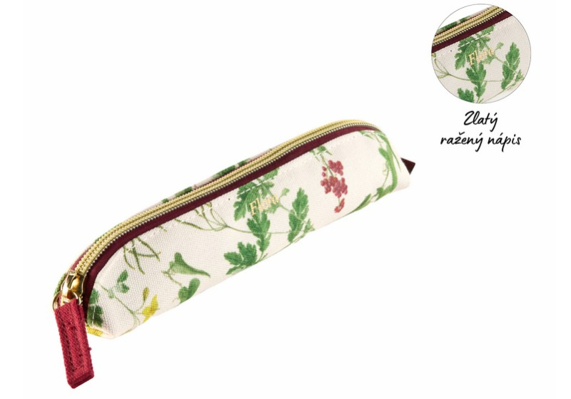 Etue botanical, flora textilní