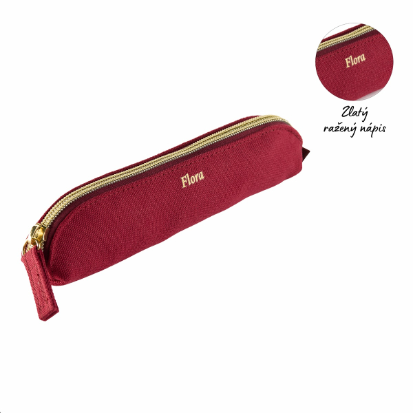 Etue botanical flora, textilní bordo