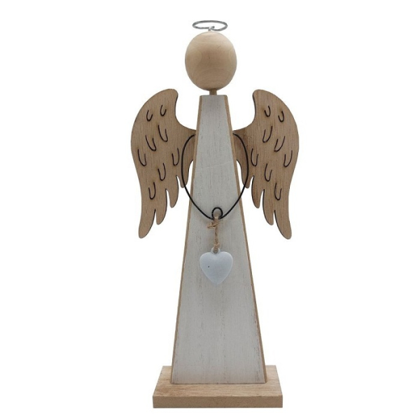 Anděl se srdíčkem 12cm