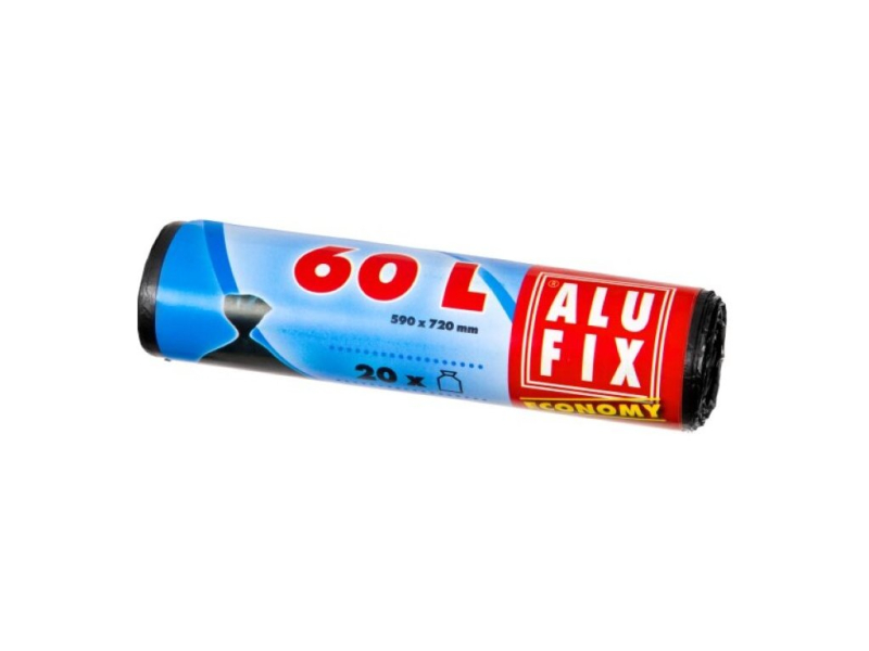 Pytle odpadové Economy 60 litrů, 15 kusů