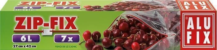 áčky PE uzavírací se zipem na potraviny 5 litrů