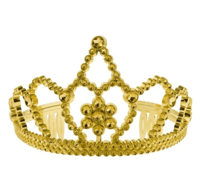 Korunka pro princeznu zlatá