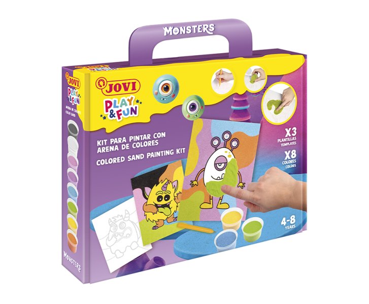 Malování pískem, Monsters, Jovi