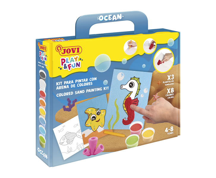 Malování pískem, Oceán, Jovi