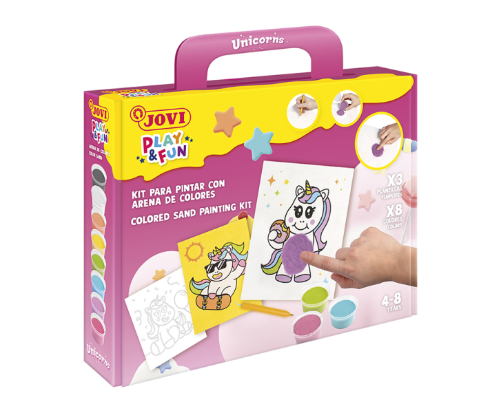 Malování pískem, Unicorns, Jovi