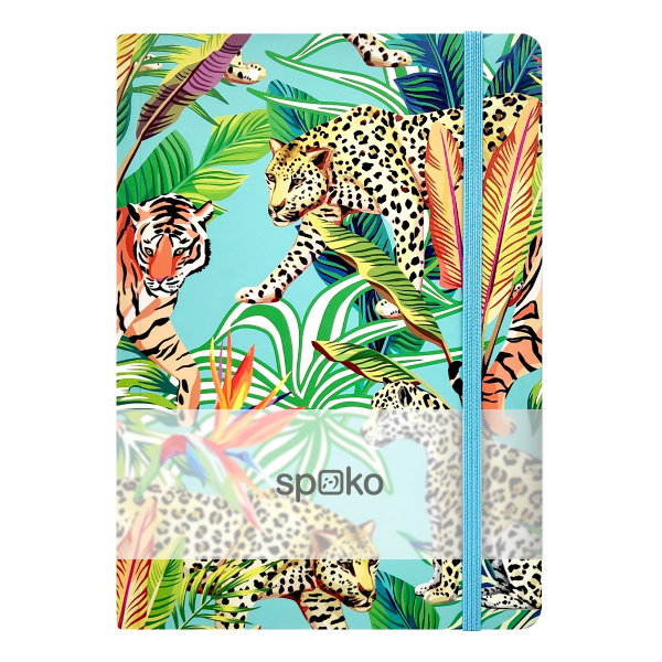 Zápisník A5 75g, 96listů, linka, gepard