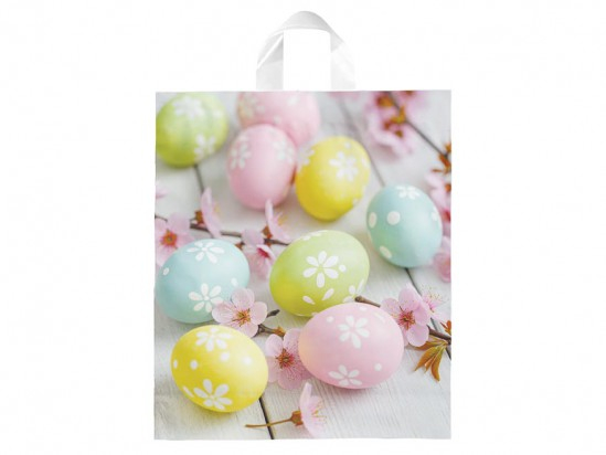Taška igelitová velikonoce 39 x 46 cm