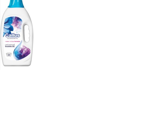 Prášek na praní tekutý, gel 100dávek Gallus universal, 4litry