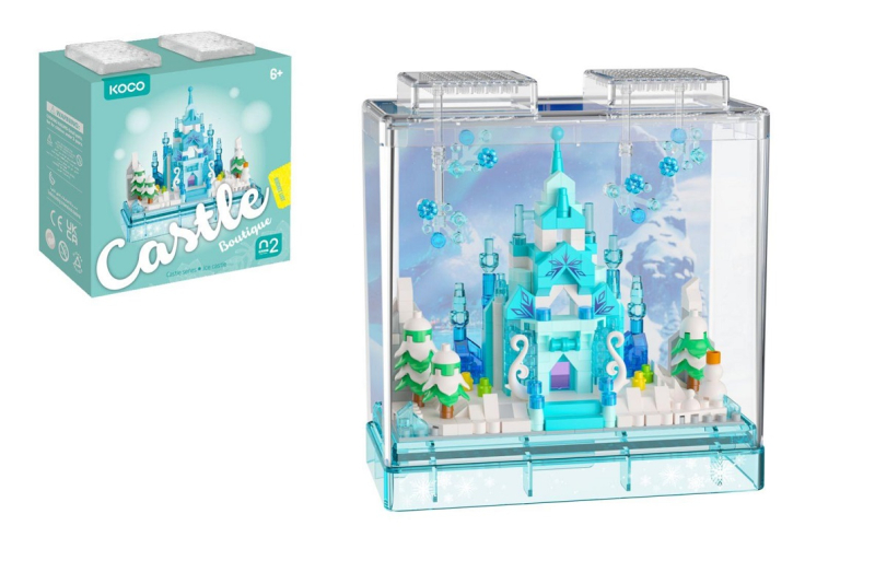 Stavebnice mini KOCO Zimní hrad, 381ks