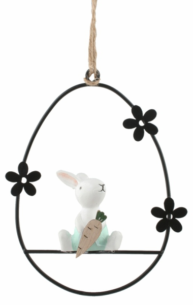 Zajíc v kovovém vejci 12,5cm