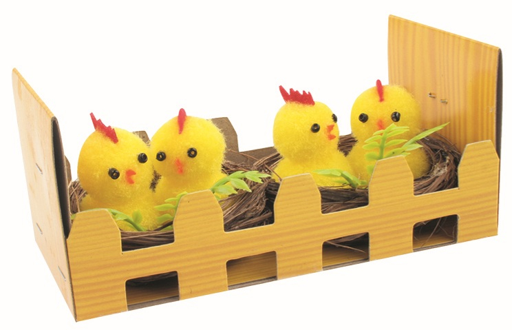 Kuřátka v hnízdě, 2ks