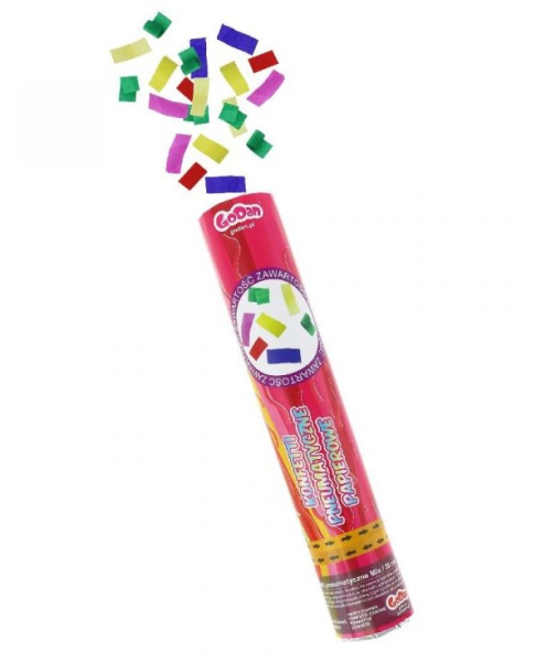 Konfety vystřelovací voděodolné 30 cm
